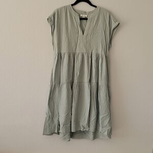 Sage green dress